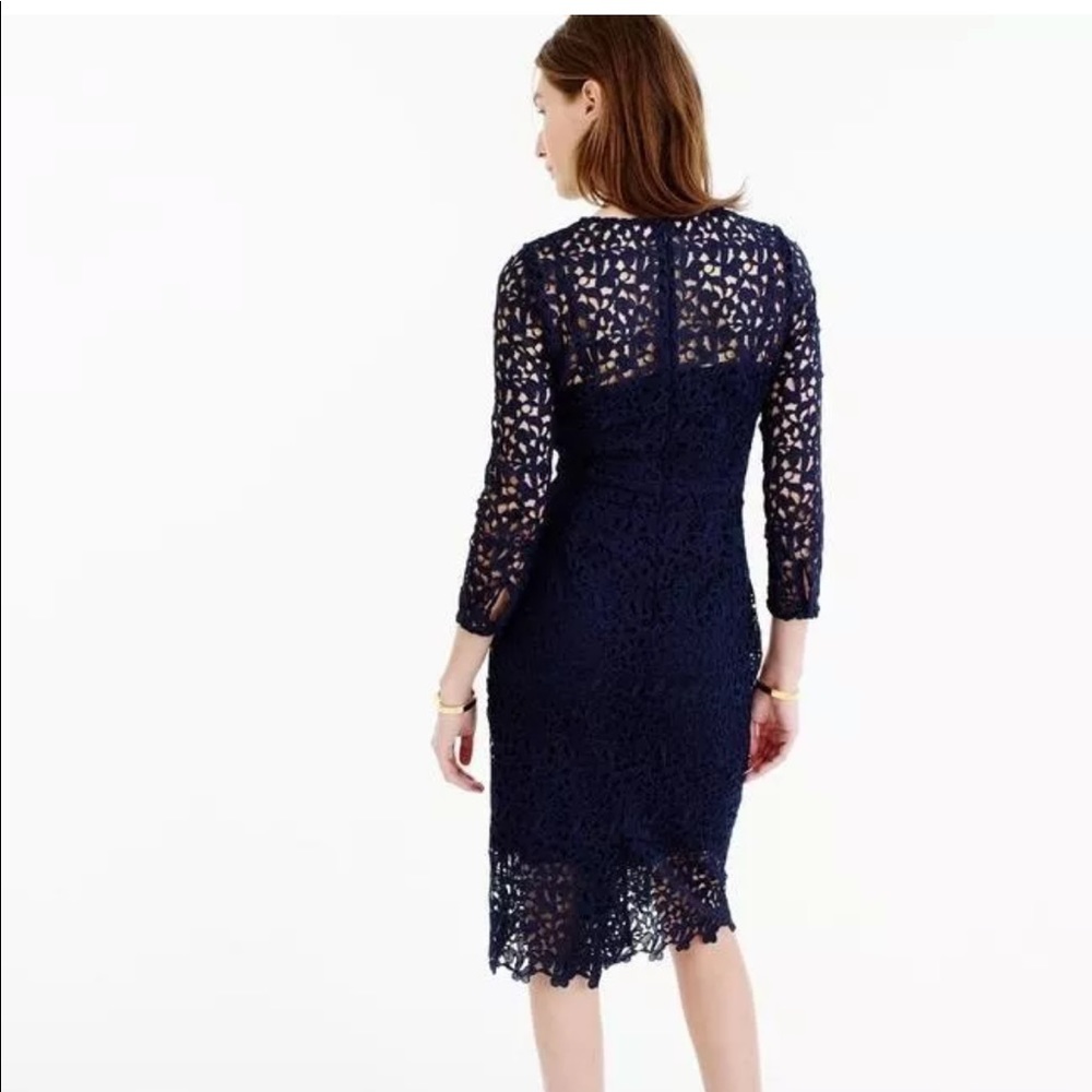 J.crew Collection Lace Sheath Dress 000 - Picture 4 of 8
